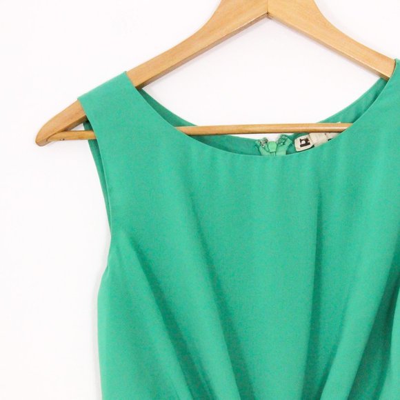 *Cotton Candy Green Sleeveless Blouse with Cutouts - Picture 4 of 6